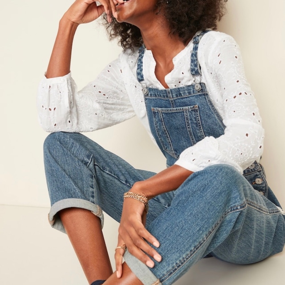 Old Navy Boyfriend Overalls size 16